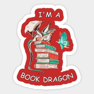 Dragon Fairy Book Sticker